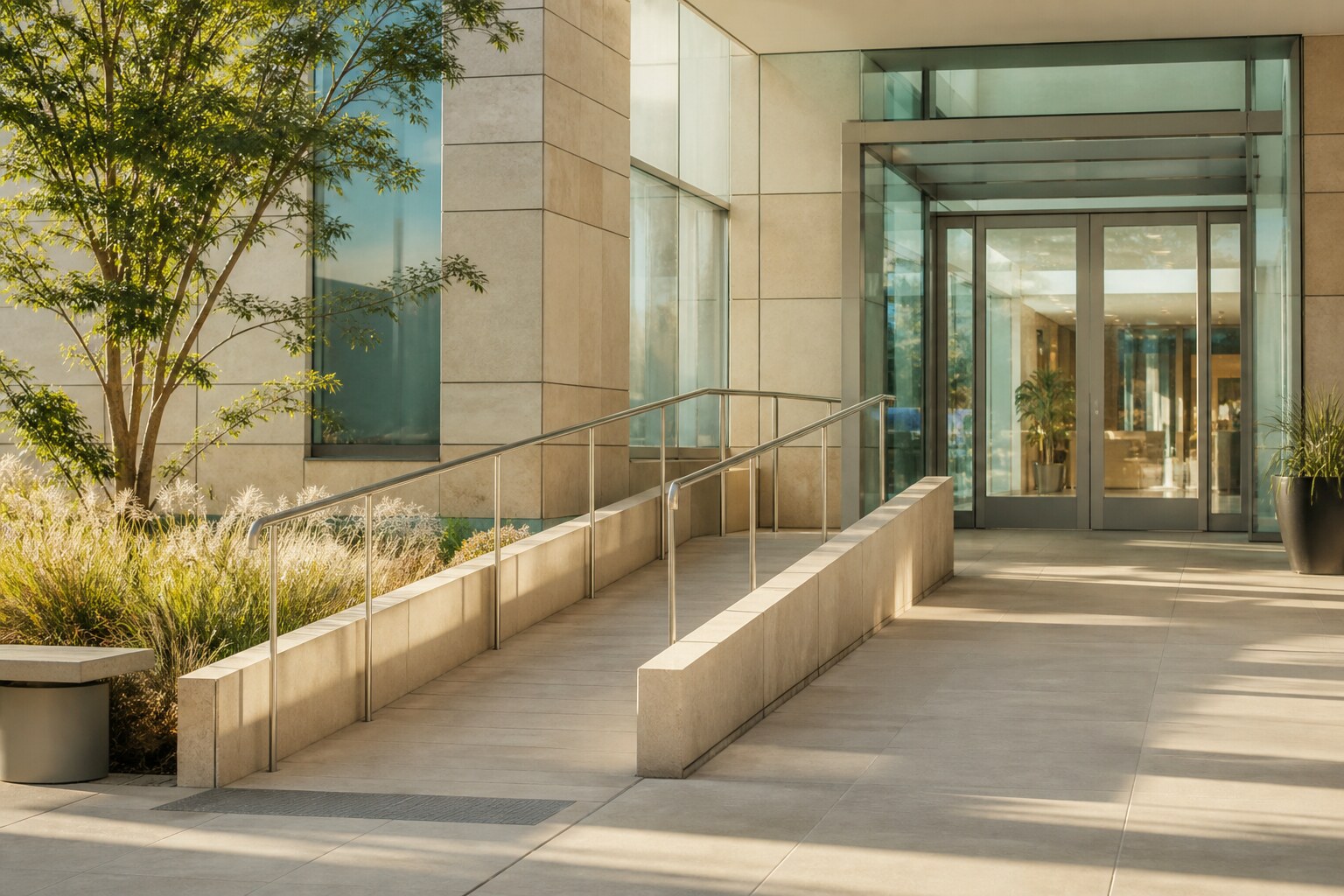 Accès digne d’un bâtiment public — MDPH et handicap